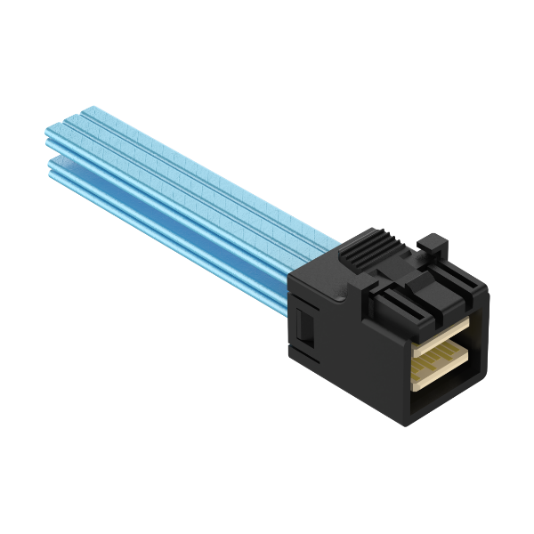 Int. mini SAS HD 4i 36Pos STR Cable / SFF-8643 / SAS 3.0 12Gbps