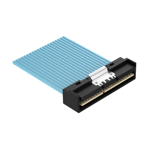 Low Profile SlimSAS 16i 124Pos STR Cable / SFF-8654 / SAS 4.0 24Gbps, or PCIe Gen 4.0 16GT/s