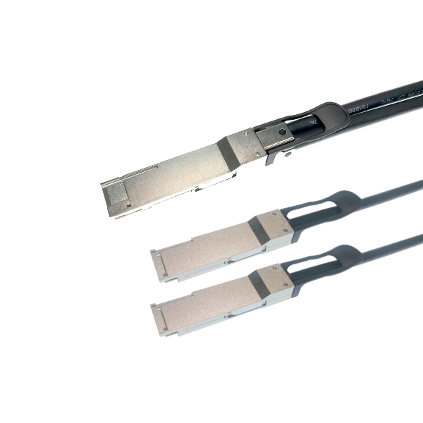 QSFP-DD to 2 x QSFP56 400Gbps DAC Cable