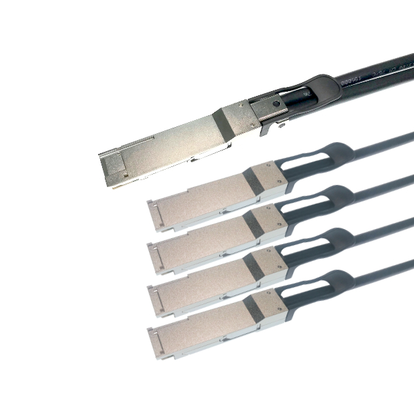 QSFP-DD to 4 x QSFP56 400Gbps DAC Cable