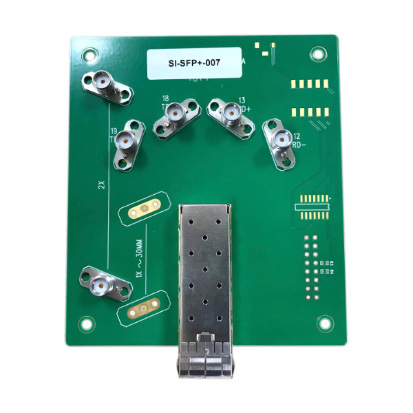 SFP+ SI Fixture Board