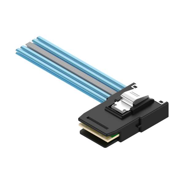 Int. mini SAS 4i 36Pos Left Entry Cable / SFF-8087 / SAS 2.0 6Gbps