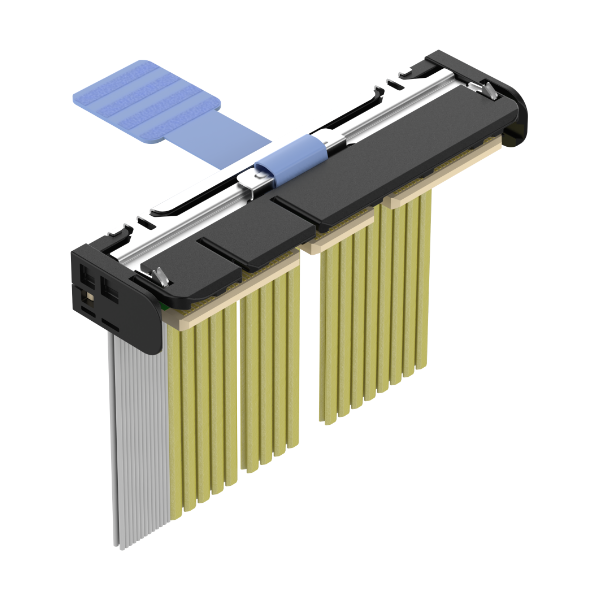 EDSFF / SFF-TA-1002 / GenZ 4C 140Pos RA Cable / PCIe Gen 5.0 32GT/s or SAS 4.0 24Gbps and 56GT/s PAM4