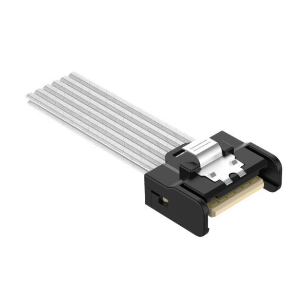 Mini Cool Edge IO(MCIO) 4i 38Pos STR Cable / PCIe Gen 5.0 32GT/s / PCIe Gen 6.0 56GT/s and PAM4 112GT/s